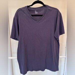 GAP Men's Short Sleeve V-Neck Tee - Navy